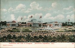 Auditorium and Hall of Congress, Jamestown Exposition, 1907 Postcard