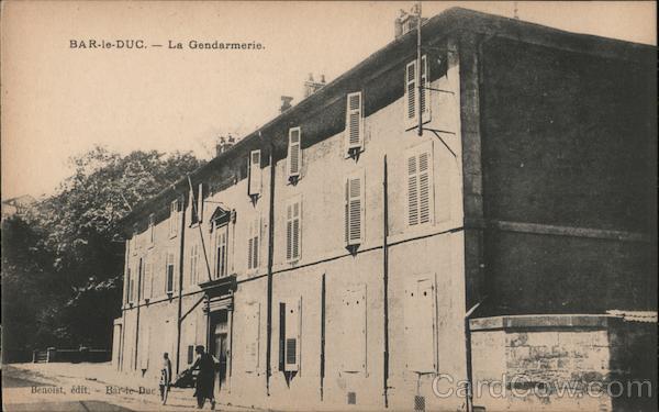 La Gendarmerie Bar-le-Duc, France Postcard