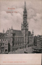 Brussels - City Hall Belgium Benelux Countries Postcard Postcard Postcard