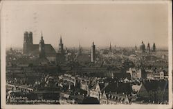 View of the City from the Deutsches Museum Munich, Germany Postcard Postcard Postcard