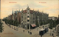 Amsterdam, Bilderdijkstraat De Clerqstraat Postcard