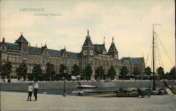 Amsterdam - Central Station Postcard