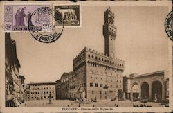 Firenze - Piazza della signoria Italy Postcard Postcard Postcard