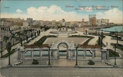 Habana: Parque y Monumento a Maceo Havana, Cuba Postcard Postcard Postcard