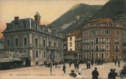 La Place de la Mairie Cauterets, France Postcard Postcard Postcard