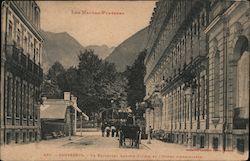 Boulevard Latapie-Flurin et L´Hôtel d´Angleterre Postcard