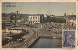 The Market-place Postcard