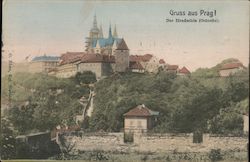 Greetings from Hradčany - Prague Castle Postcard