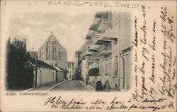 Wisby, Stadshotellet Postcard