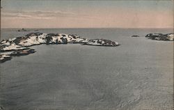 The Skerries of Grimstad Norway Postcard Postcard Postcard