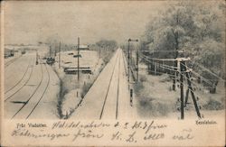 View from the Viaduct Hässleholm, Sweden Postcard Postcard Postcard