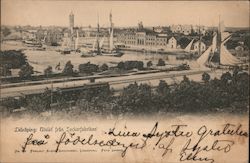 Lidköping : Utsikt fran Sockerfabriken Sweden Postcard Postcard Postcard