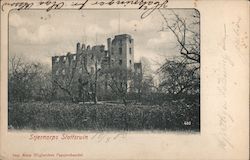 Stjernorps Slottsruin Postcard