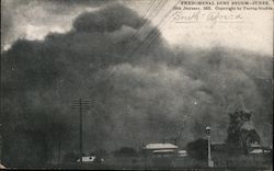 Phenomenal Dust Storm, New South Wales 1915 Junee, Australia Postcard Postcard Postcard