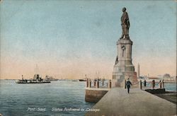 Statue Ferdinand de Lesseps Postcard