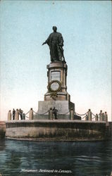 Monument Ferdinand de Lesseps Postcard