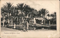 Fontaine de Moise a Suez Egypt Africa Postcard Postcard Postcard