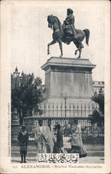 Statue Mahamed Ali Pacha Postcard