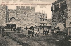 Jerusalem - New Passage at the Jaffa Gate Postcard