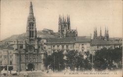 Santa Iglesia Catedral Metropolitan Basilica of Santa María Burgos, Spain Postcard Postcard Postcard