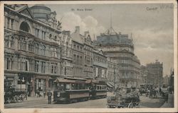 St. Mary Street - Cardiff United Kingdom Wales Postcard Postcard Postcard