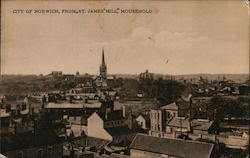 View of City From "St. James' Hill", Mousehold Postcard