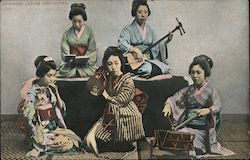 Japanese ladies orchestra Postcard