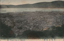 The Whole View of Nagasaki Nagaski, Japan Postcard Postcard Postcard