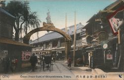 Omon (Front Gate) of Shinyoshiwara Postcard