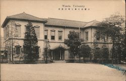 Waseda University Tokyo, Japan Postcard Postcard Postcard