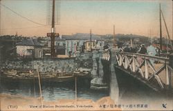 View of Station Bentenbashi Postcard