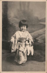 A little japanese girl Postcard