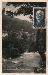 Saint-Martin-Vésubie, Bords de la Vesubie Postcard