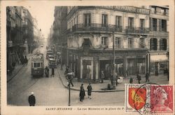 Michelet Street and the Square Saint-Etienne, France Postcard Postcard Postcard