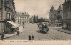 Le Mans - Place de la Prefecture France Postcard Postcard Postcard