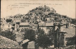 Tremblement de Terre , Rognes - Vue Generale France Postcard Postcard Postcard