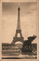 The Eiffel Tower Paris, France Postcard Postcard Postcard