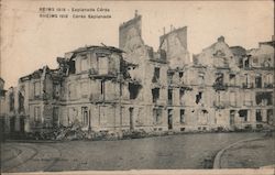 Reims 1919 - Esplanade Ceres France Postcard Postcard Postcard