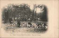 Chasse a Courre en Foret de Fontainbleau - Depart pour l'attaque France Postcard Postcard Postcard