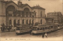 La Gare Montparnasse Paris, France Postcard Postcard Postcard