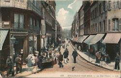 La Rue Thiers Postcard