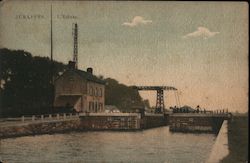 Jemappes - The Lock Belgium Benelux Countries Postcard Postcard Postcard