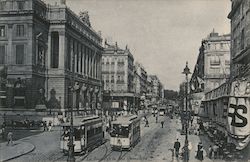 La Bourse et la Rue Cannebiere Postcard