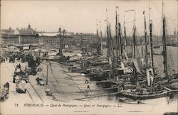 Quay of Burgundy Postcard