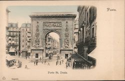 Porte St. Denis Paris, France Postcard Postcard Postcard