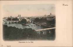 Panorama de la Cite Paris, France Postcard Postcard Postcard