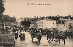 Coutances - Marche de la Croute France Postcard Postcard Postcard