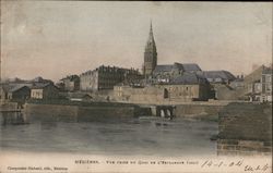 Vue Prise du Quai de L'Esplanade (1902) Mezieres, France Postcard Postcard Postcard