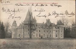 Indre - Chateau de Lancome, pres Vendouvres Postcard