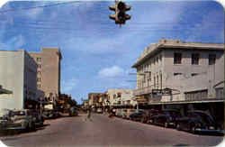 Typical Street Scene Bradenton, FL Postcard Postcard